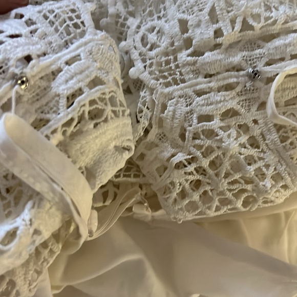 NWT FARM Rio Guipire Blouse- Off-White- Size Small - Picture 15 of 16